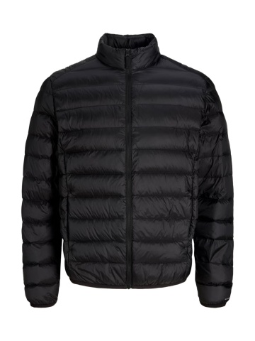 Jack & Jones Jacheta barbati, PUFFER, cu puf de rata, Regular fit, JJEBERG, Negru - Img 7