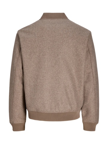 Jack & Jones Jacheta bomber barbati, Regular fit, JJEJAMES, Maro - Img 10