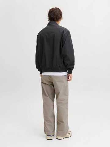 Jack & Jones Jacheta bomber barbati, Regular fit, Negru - Img 7
