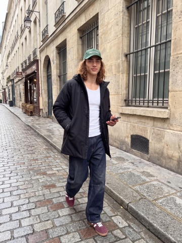 Jack & Jones Jacheta JJSAGE PARKA, barbati, cu gluga si croiala Regular fit, Negru - Img 5