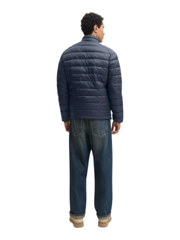 Jack & Jones Jacheta matlasata, barbati, fara gluga, Regular fit, JJEKINGSLEY, Bleumarin inchis - Img 2