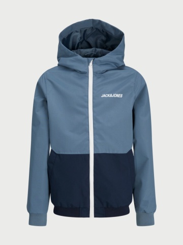Jack & Jones Jacheta softshell, baieti, cu gluga, Regular fit, Albastru - Img 8