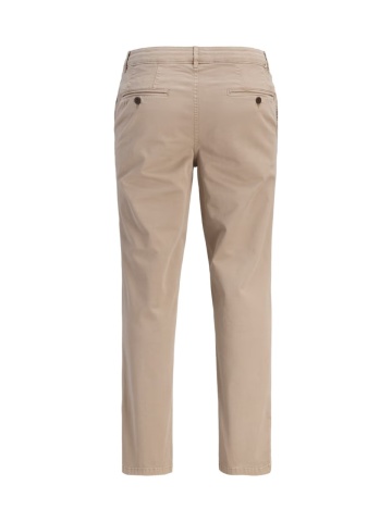 Jack & Jones, Pantaloni chino barbati, cu talie medie, Regular Fit, Jpstollie, Maro - Img 9