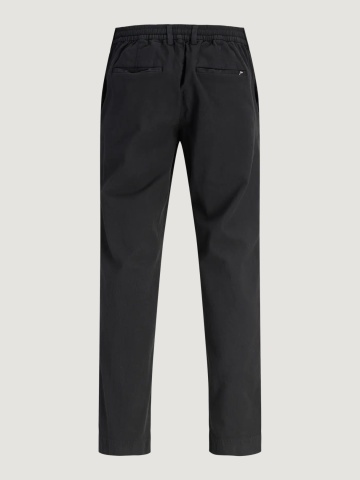 Jack & Jones, Pantaloni chino barbati, Kenso, casual, cu talie medie si croiala Conica, Negru - Img 8
