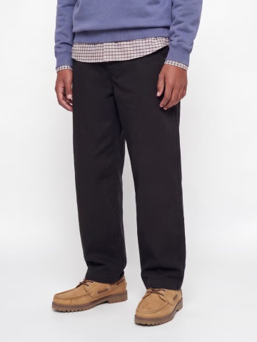 Jack & Jones Pantaloni jogger, din bumbac, baieti, cu talie inalta, JPSTEVAN, Negru