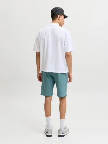 Jack & Jones Pantaloni scurti barbati, GORDON COLLEGE, Turcoaz - Img 6