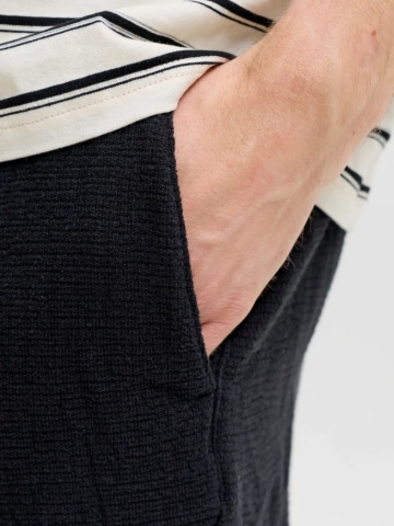 Jack & Jones Pantaloni scurti barbati, JPSTJAIDEN COBA, Relaxed fit, Negru - Img 4