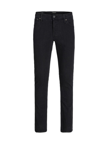 Jack & Jones Plus Blugi JJIGLENN, barbati big sizes, cu talie joasa si croiala Slim fit, Negru - Img 8