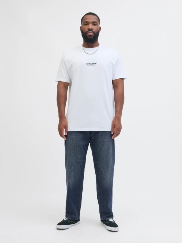 Jack & Jones Plus Blugi JJIMIKE JJORIGINAL, barbati cu talie medie si croiala Conica, Albastru inchis - Img 6