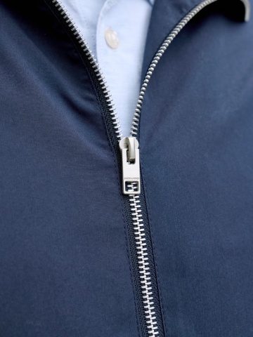 Jack & Jones Plus Jacheta bomber, barbati big sizes, Albastru inchis - Img 4