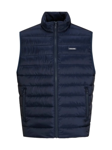 Jack & Jones Plus Vesta fara gluga, barbati big sizes, Bleumarin inchis
