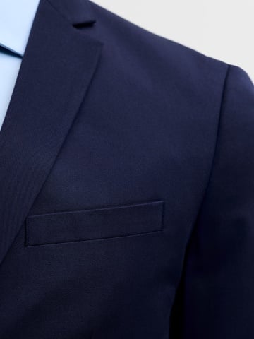 Jack & Jones Sacou barbati, JPRFRANCO, cu croiala Super Slim fit, Bleumarin inchis - Img 4