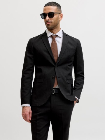 Jack & Jones Sacou barbati, JPRFRANCO, cu croiala Super Slim fit, Negru