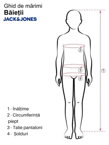 Jack & Jones Tricou baieti, cu maneca lunga, la baza gatului din bumbac organic, Regular fit, Bleumarin inchis - Img 3