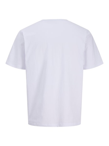 Jack & Jones Tricou barbati, JJESOHO TEE SS, la baza gatului, Relaxed Fit, Alb - Img 9