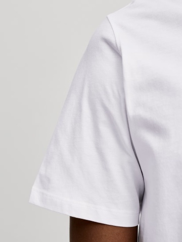 Jack & Jones Tricou basic barbati, Noos, Regular fit, Alb - Img 5