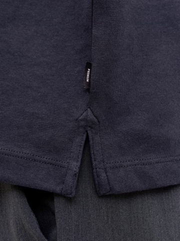 Jack & Jones Tricou polo barbati, cu fermoar, Regular Fit, JPRBLAETHAN, Bleumarin inchis - Img 5
