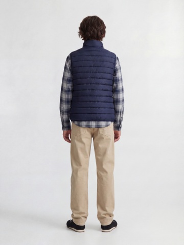 Jack & Jones Vesta baieti, cu fermoar, Regular fit, JJELVIS, Bleumarin inchis - Img 2