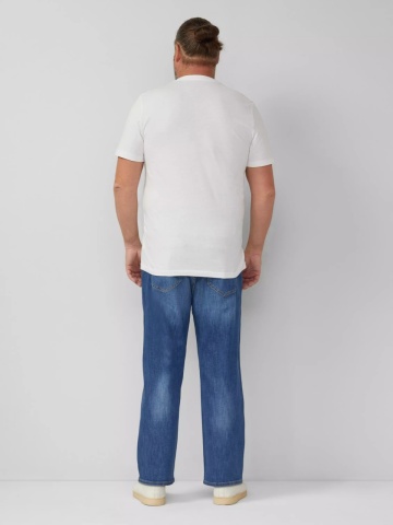 s.Oliver Big Sizes Blugi barbati big size Casby, cu talie medie, Relaxed fit, Straight leg, Albastru - Img 2