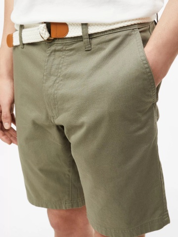 s.Oliver Pantaloni scurti barbati cu talie medie, Regular fit, Phoenix, Olive - Img 3
