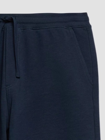 s.Oliver Pantaloni scurti sport, barbati, din bumbac, cu talie medie, Relaxed fit, Detroit, Bleumarin inchis - Img 10