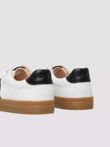 s.Oliver Sneakers barbati, cu detalii, in dungi, Alb - Img 3