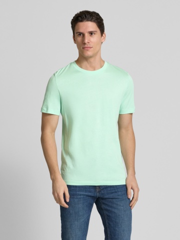 s.Oliver Tricou barbati cu croiala Regular fit, din bumbac, Verde menta