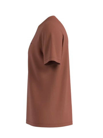 s.Oliver Tricou cu decolteu la baza gatului, barbati, din bumbac, Regular fit, Maro - Img 5