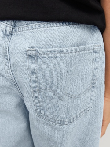 Jack & Jones Blugi baieti, ALEX, cu talie inalta si croiala Baggy Fit, Albastru deschis - Img 4