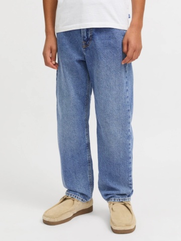 Jack & Jones Blugi baieti, CHRIS, cu talie inalta si croiala Relaxed fit, Albastru