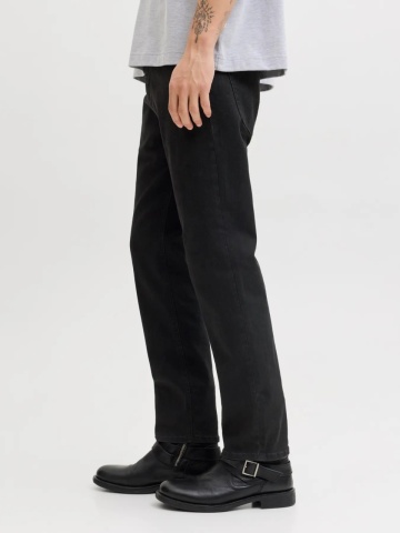 Jack & Jones Blugi barbati CLARK, cu talie medie si croiala Regular fit, Negru - Img 3