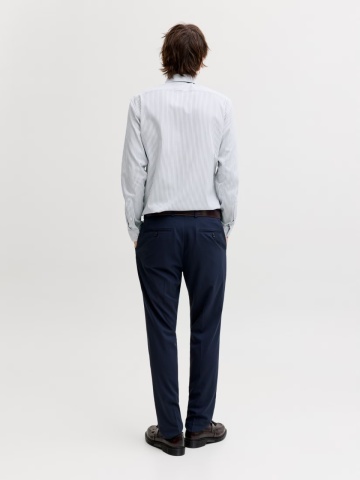 Jack & Jones Camasa non-iron barbati din bumbac organic, Slim Fit, JPRBLAPARKER, Alb - Img 7