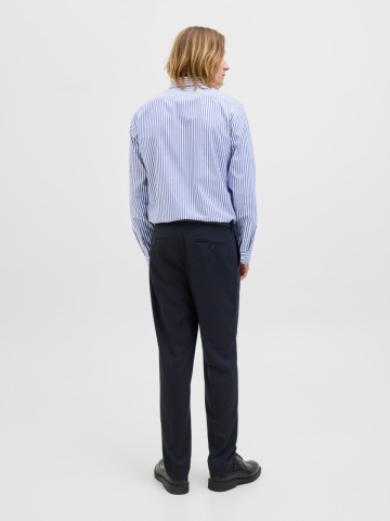 Jack & Jones Camasa non-iron barbati din bumbac organic, Slim Fit, JPRBLAPARKER, Albastru deschis - Img 7