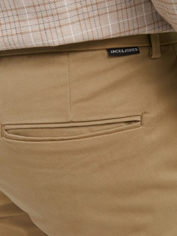 Jack & Jones, Pantaloni chino barbati, cu talie medie, Relaxed Fit, JPSTKANE BARRET, Maro - Img 4