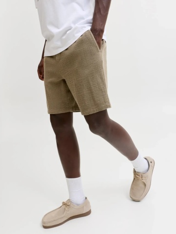 Jack & Jones Pantaloni scurti barbati, JPSTJAIDEN COBA, Relaxed fit, Olive - Img 3