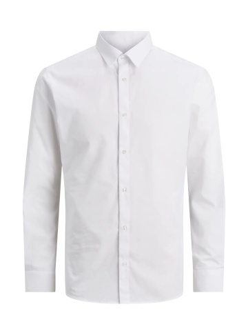 Jack & Jones Plus Camasa barbati big sizes, Joe, Regular fit, Alb - Img 8