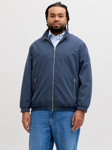 Jack & Jones Plus Jacheta bomber, barbati big sizes, Albastru inchis