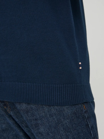 Jack & Jones Pulover barbati cu decolteu la baza gatului, Bleumarin inchis - Img 4