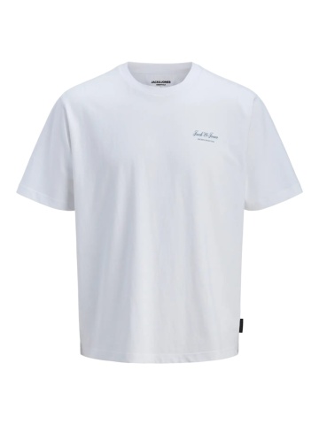 Jack & Jones Tricou barbati, din bumbac, Relaxed Fit, JJEARCHIVE, Alb - Img 7