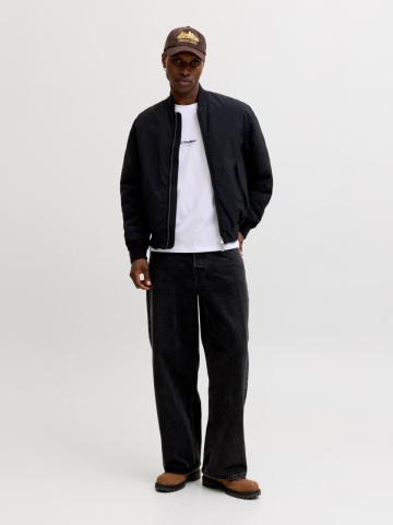 Jack & Jones Tricou barbati, JJESOHO TEE SS, la baza gatului, Relaxed Fit, Alb - Img 6
