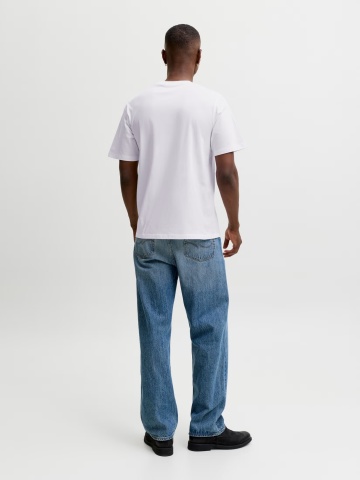 Jack & Jones Tricou basic barbati, Noos, Regular fit, Alb - Img 2