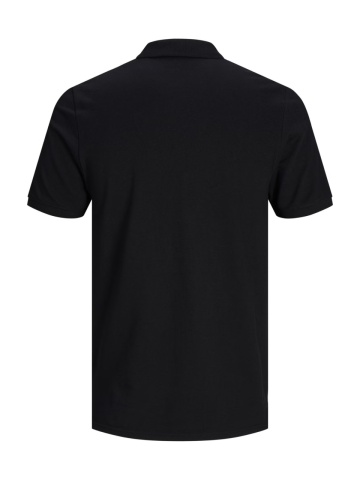 Jack & Jones Tricou polo Basic, Slim Fit, din bumbac, Negru - Img 9
