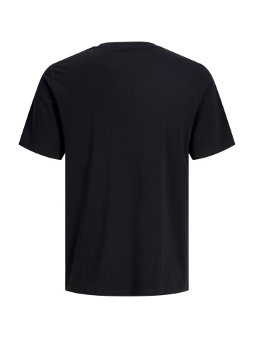 Jack & Jones Tricou simplu, barbati, cu logo, din 100% bumbac, Negru - Img 9