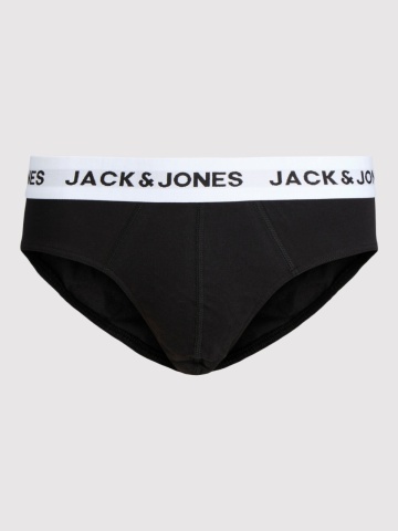 Jack & Jones Underwear barbati, Set 3 perechi de chiloti, banda cu logo, Negru - Img 7