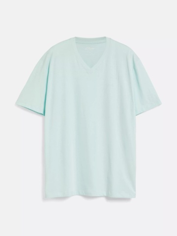 s.Oliver Big Sizes Tricou cu anchior, barbati big sizes, din bumbac, Regular fit, Turcoaz deschis - Img 7