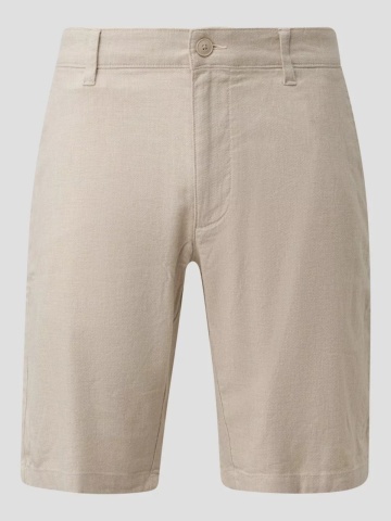 s.Oliver Pantaloni scurti barbati, din amestec de in, cu talie medie, Regular fit, Phoenix, Bej - Img 7