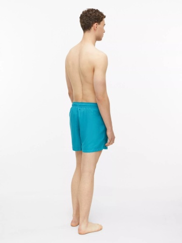 s.Oliver Pantaloni scurti barbati pentru inot cu croiala Regular fit, Turcoaz - Img 5