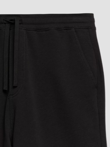 s.Oliver Pantaloni scurti sport, barbati, din bumbac, cu talie medie, Relaxed fit, Detroit, Negru - Img 8