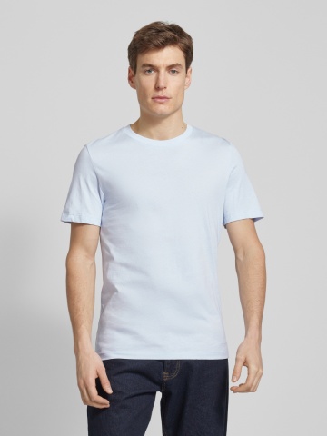 s.Oliver Tricou barbati cu croiala Regular fit, din bumbac, Albastru deschis