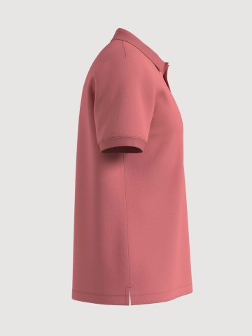 s.Oliver Tricou polo barbati, din piqué de bumbac, Roz prafuit - Img 5